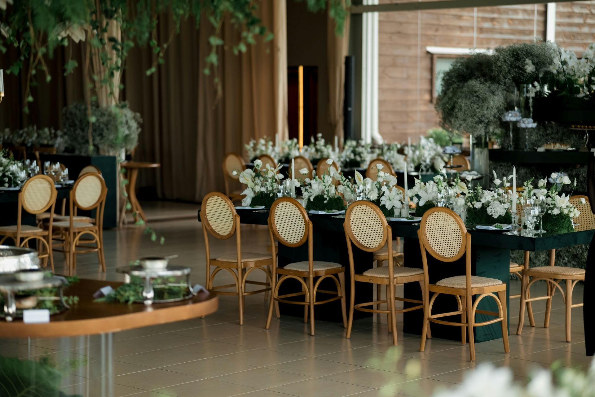 Dîner de mariage élégant